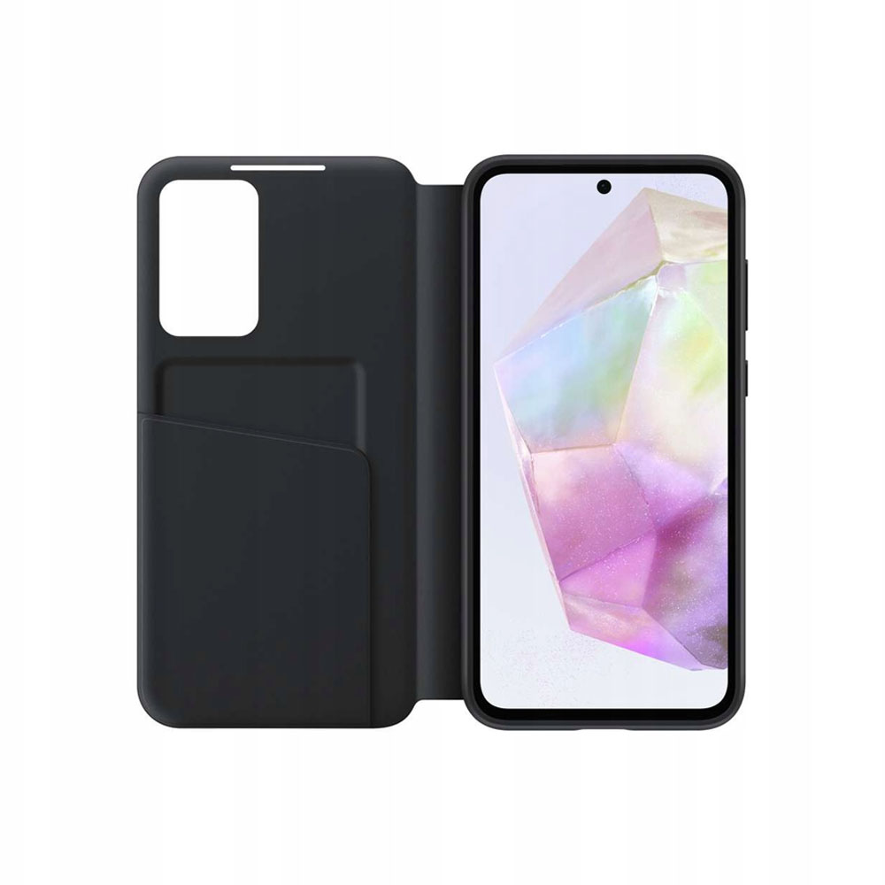 ΘΗΚΗ SAMSUNG A35 5G A356 S VIEW WALLET COVER EF-ZA356CBEGWW BLACK PACKING OR
