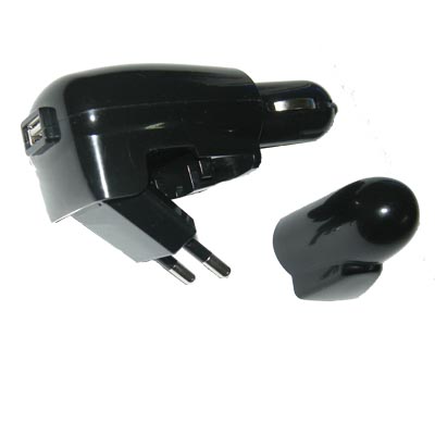 VOLTE-TEL USB DUO TRAVEL-ΦΟΡΤΙΣΤΗΣ ΑΥΤΟΚΙΝΗΤΟΥ 1500mA BLACK VTDU2