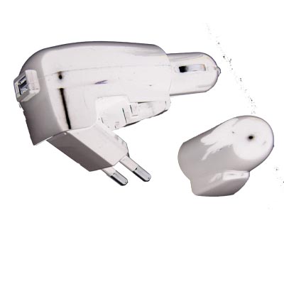 VOLTE-TEL USB DUO TRAVEL-ΦΟΡΤΙΣΤΗΣ ΑΥΤΟΚΙΝΗΤΟΥ 1500mA WHITE VTDU2
