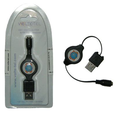 USB UNIVERSAL ADAPTOR ΠΤΥΣΣΟΜΕΝΟΣ VOLTE-TEL VUA3 2100mA