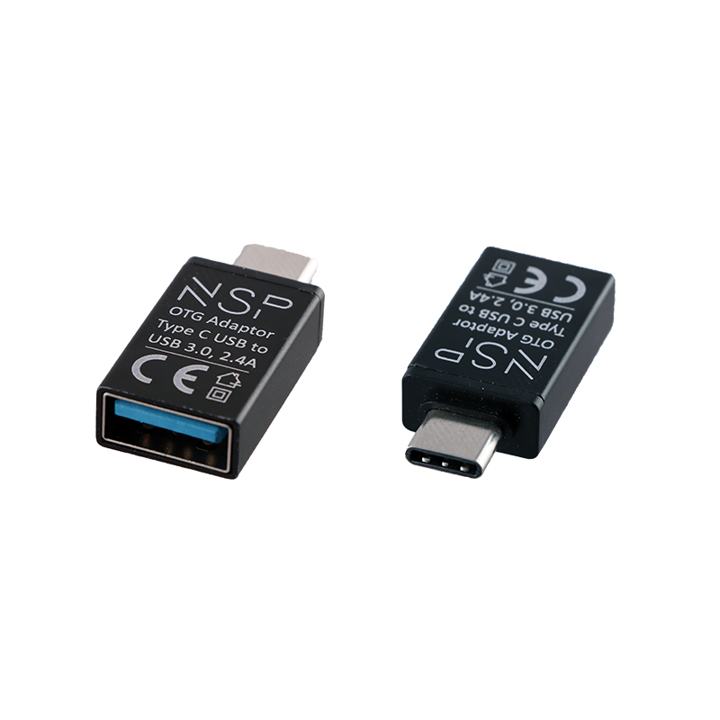 NSP ΜΕΤΑΤΡΟΠΕΑΣ USB 3.0 OTG 2.4A FEMALE ΣΕ TYPE C MALE BLACK