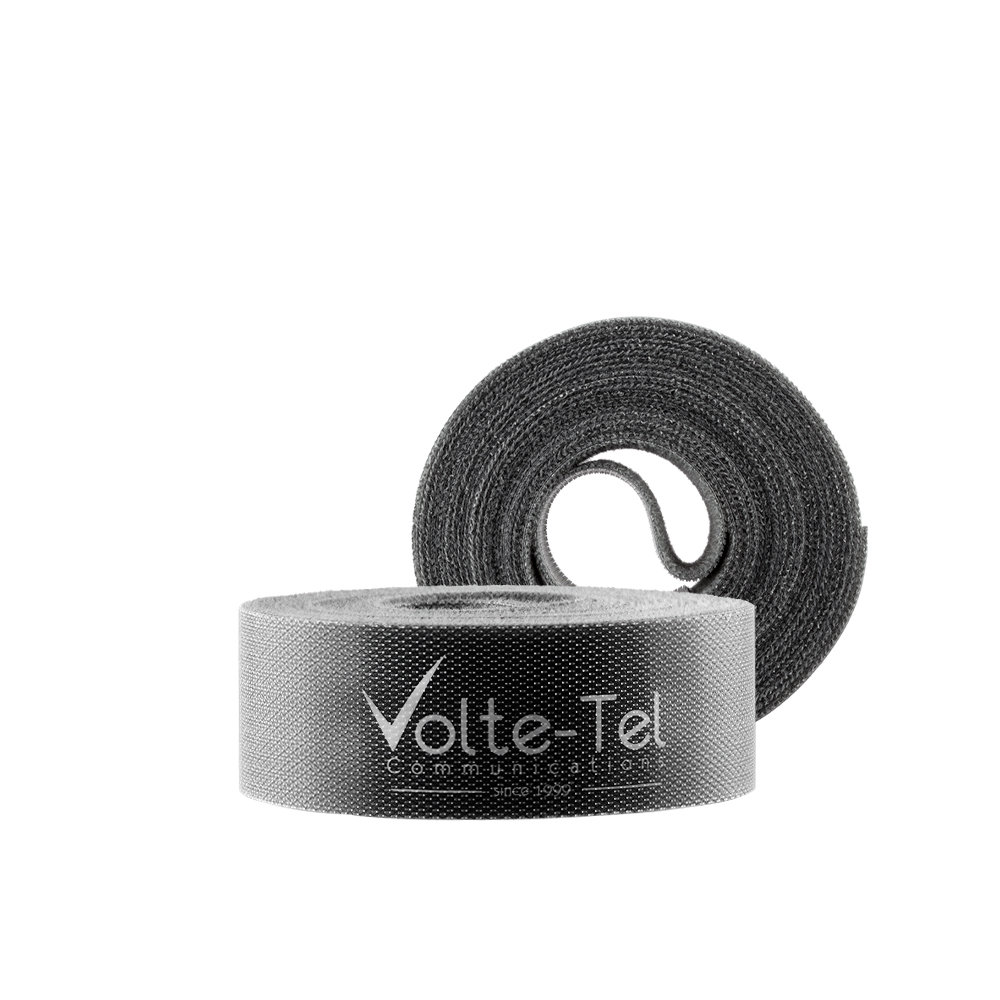 VOLTE-TEL VELCRO CABLE MANAGEMENT 25x1.2mm 3m GREY
