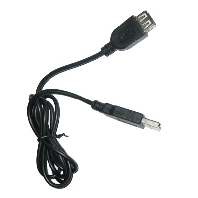 ΚΑΛΩΔΙΟ Η/Υ USB-A(A-MALE)->USB-A(A-FEMALE)USB-A2.0 1m BLACK