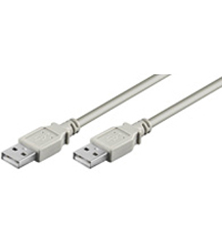 ΚΑΛΩΔΙΟ Η/Υ USB (A-MALE)->USB(A-MALE)USB 2.0 1.8m GREY HiSpeed