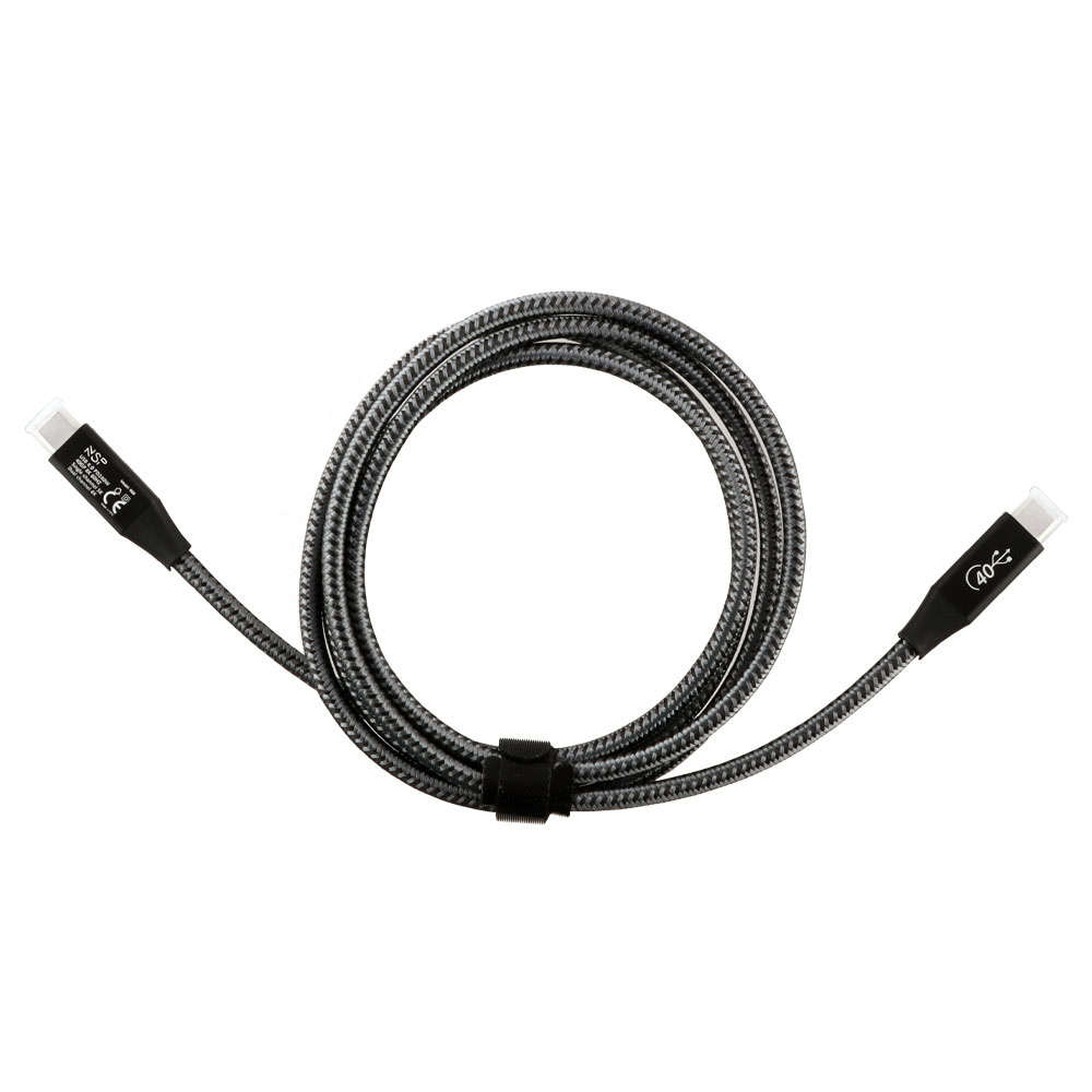 NSP N23 USB-C TYPE C TO TYPE C USB 4.0 PD 240W/40GP/8K 60HZ/ 5K DUAL CHANNEL 4K 1.5m BLACK