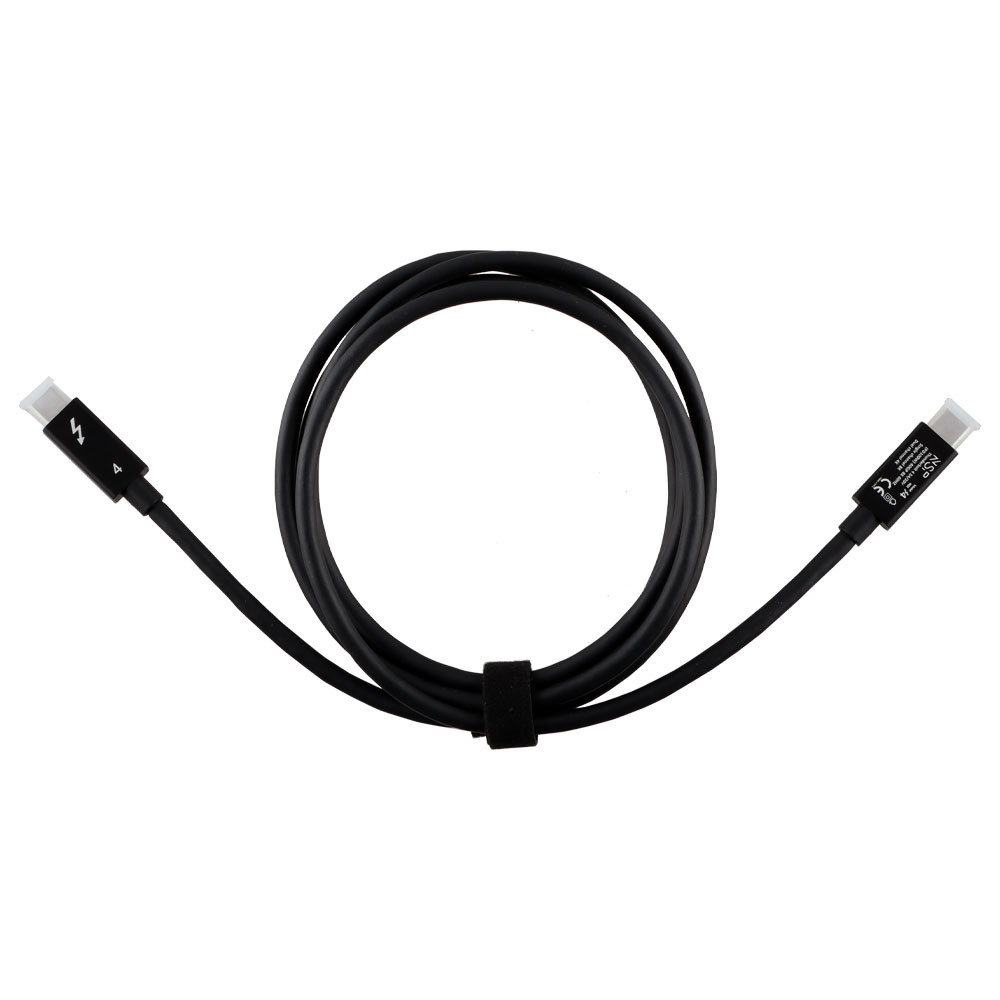 NSP N22 USB-C TYPE C TO TYPE C THUNDERBOLT 4.0 PD 100W/40GP/8K 60HZ/ 8K DUAL CHANNEL 4K 1.5m BLACK