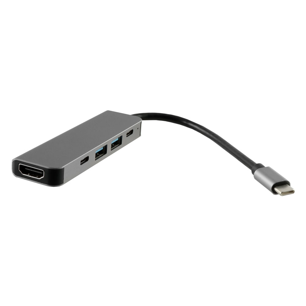 NSP N16 5 IN 1 USB-C HUB USB-C +OTG TO HDMI 4K 30HZ/USB-A 3.0 5Gbps/2 USB-A 2.0/PD 3.0 100W/ USB-C 3 5Gbps